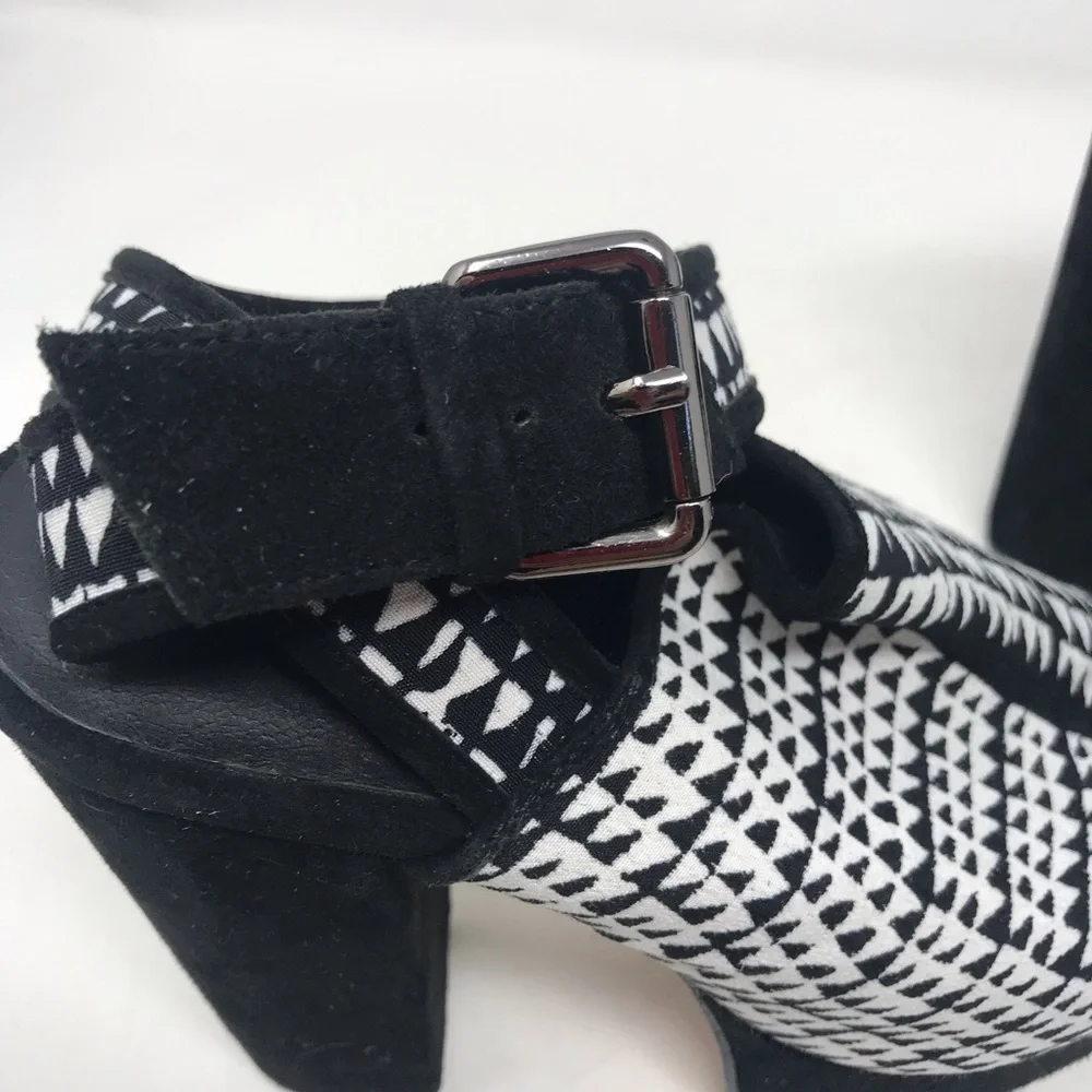 Manaola black wedge heels new size 6 - Picture 7 of 8